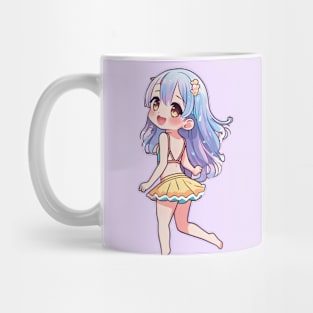 Cute anime girl in bikini Mug